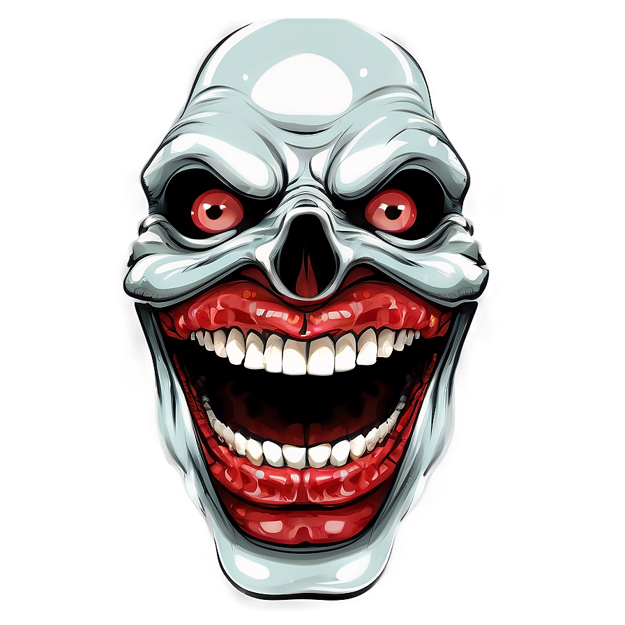 Creepy Mouth Illustration Png Fty55