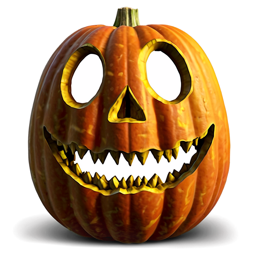 Creepy Pumpkin Face Png Trp