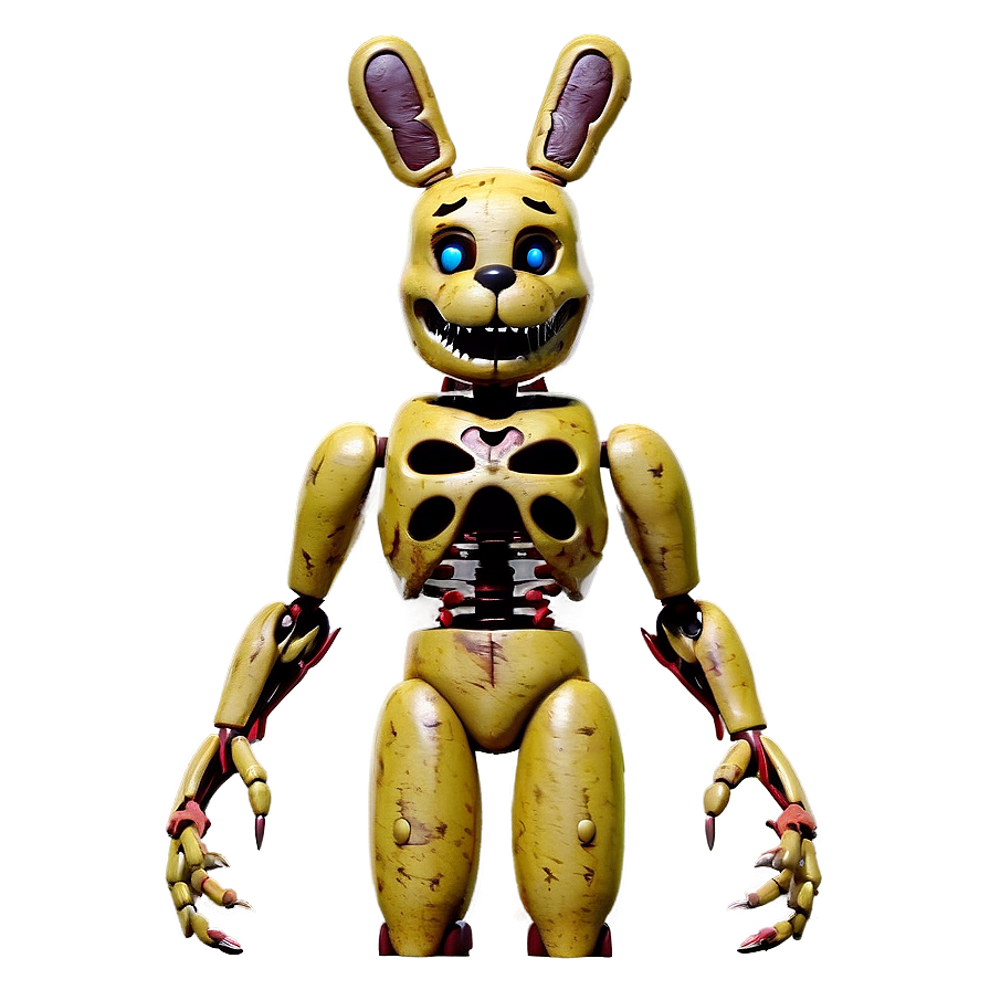 Creepy Springtrap Model PNG knp67 PNG with transparent background