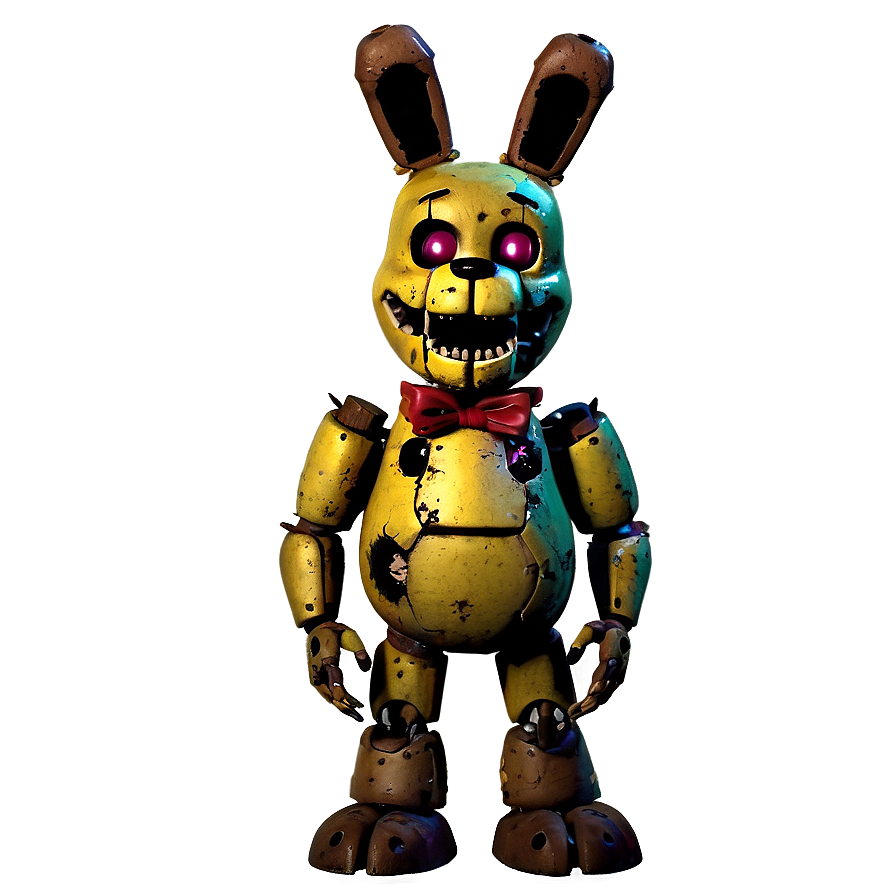 Creepy Springtrap Model Png Skx