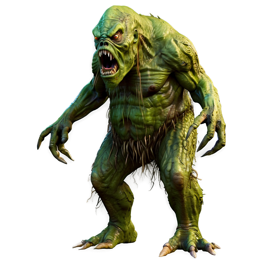 Creepy Swamp Monster Png Adl17