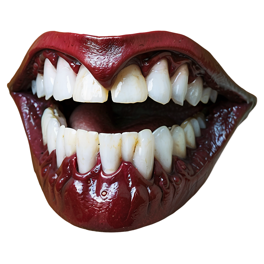 Creepy Vampire Fangs Png 2