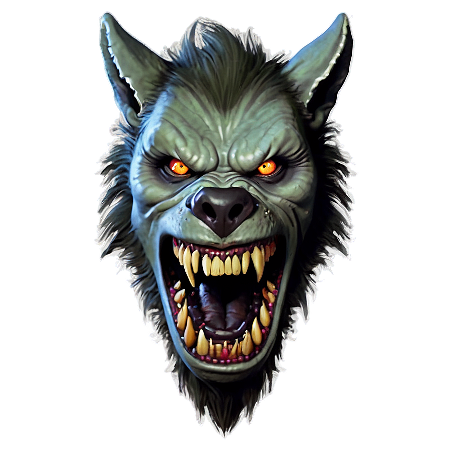 Creepy Werewolf Png 06202024