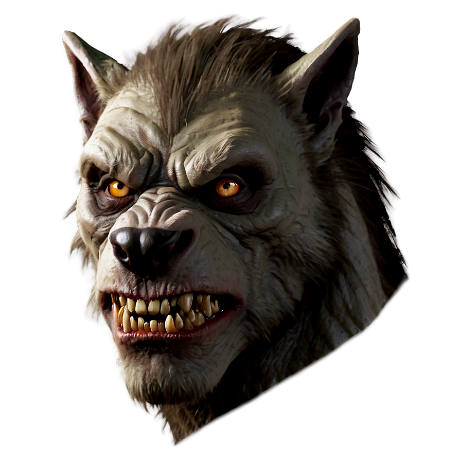 Creepy Werewolf Png 06202024