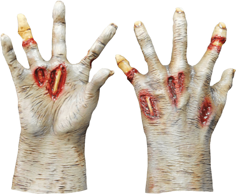 Creepy Zombie Hands Halloween Prop