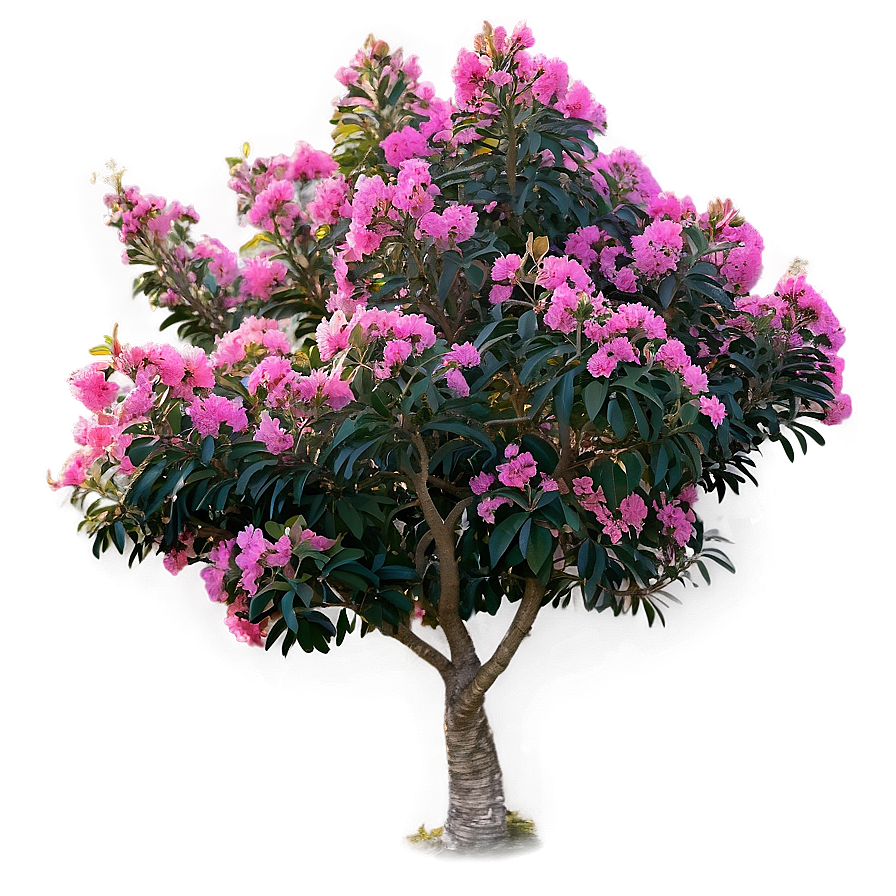 Crepe Myrtle Blooming Season Png Yea28