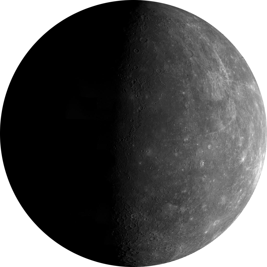 Crescent Moon Detailed Surface PNG image with a transparent background, free high-resolution download
