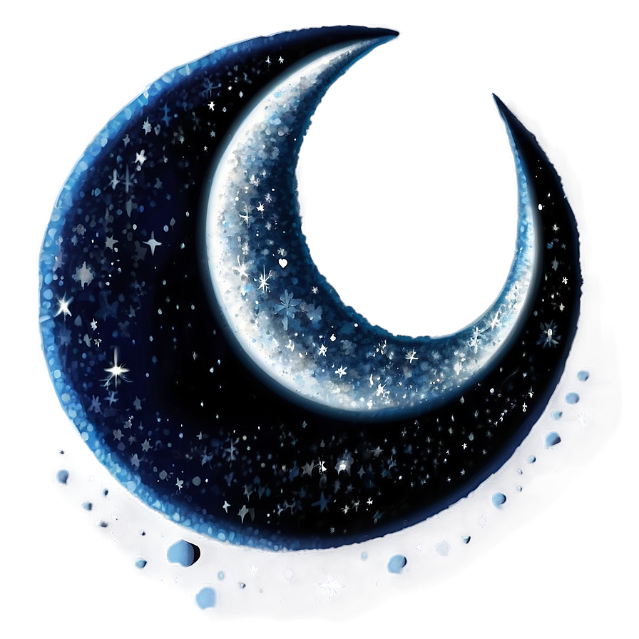 Crescent Moon Illustration Png 81