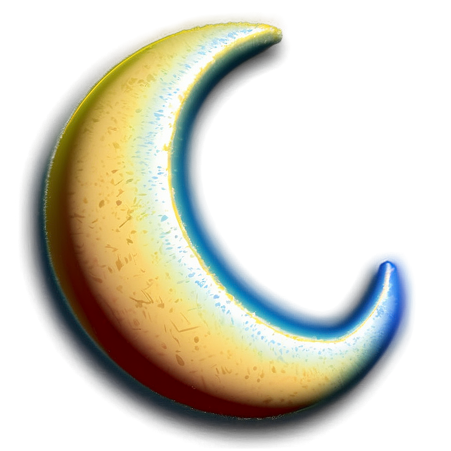 Crescent Moon On Velvet Sky Png 12