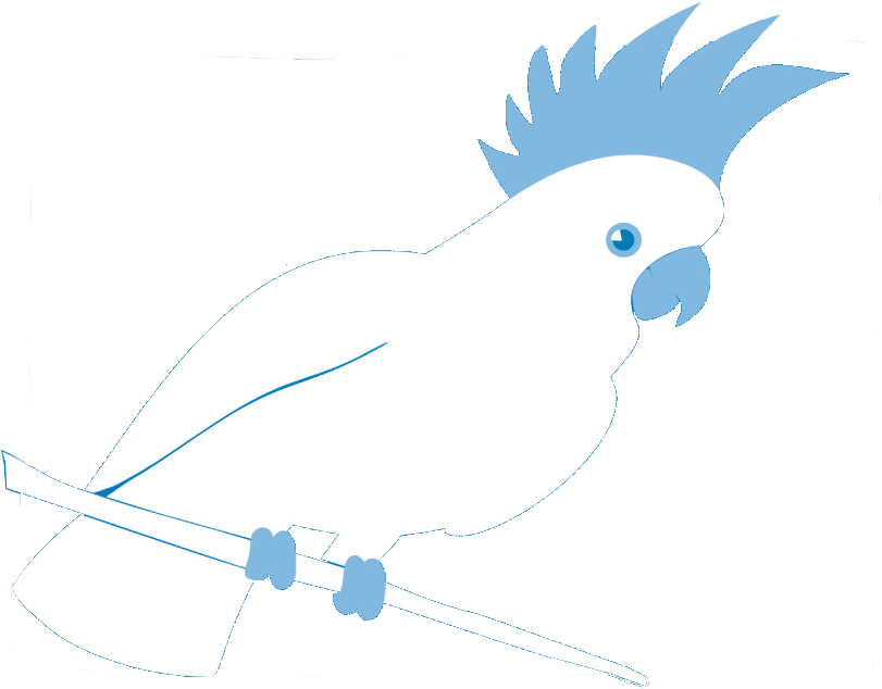 Crested Cockatoo Vector Art