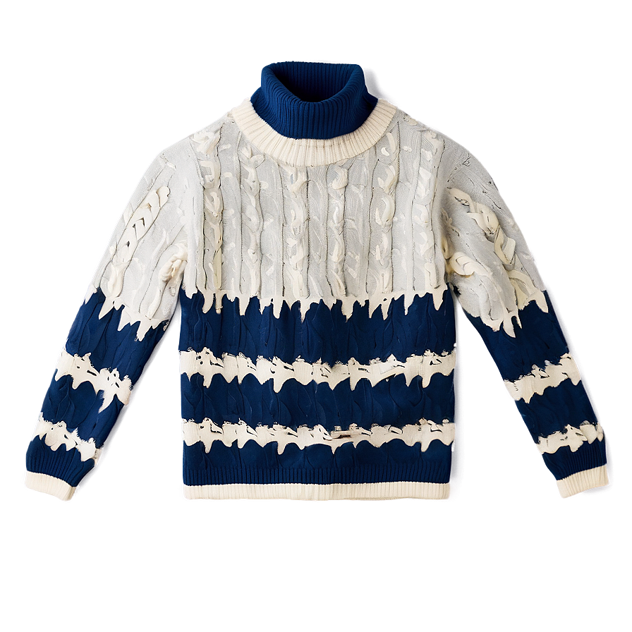 Crewneck Jumper With Turtleneck Png Fwb75