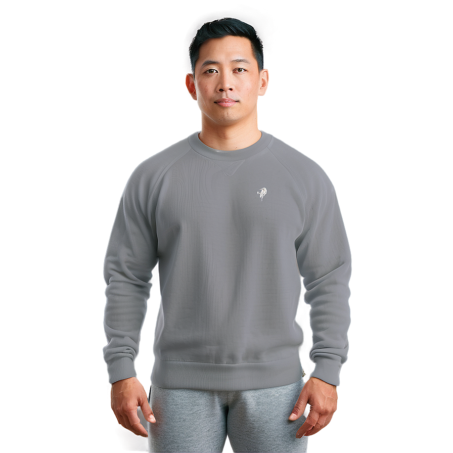 Crewneck Pullover For Gym Png 47