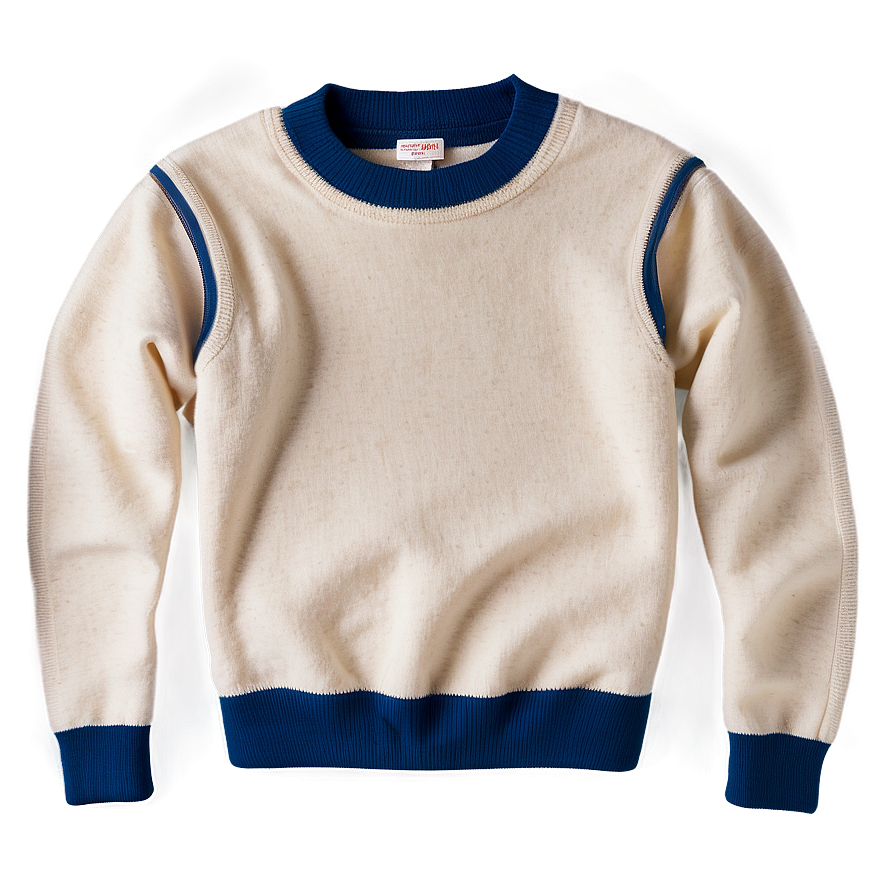 Crewneck Pullover With Zipper Png 78