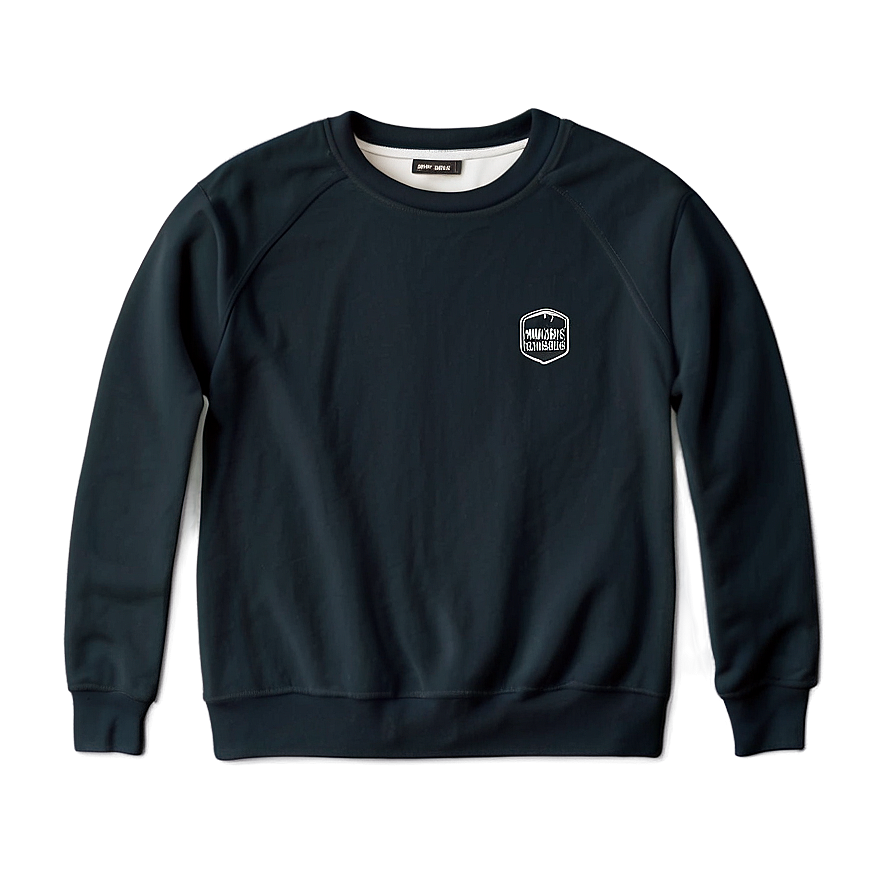 Crewneck Sweatshirt With Logo Png Axd31