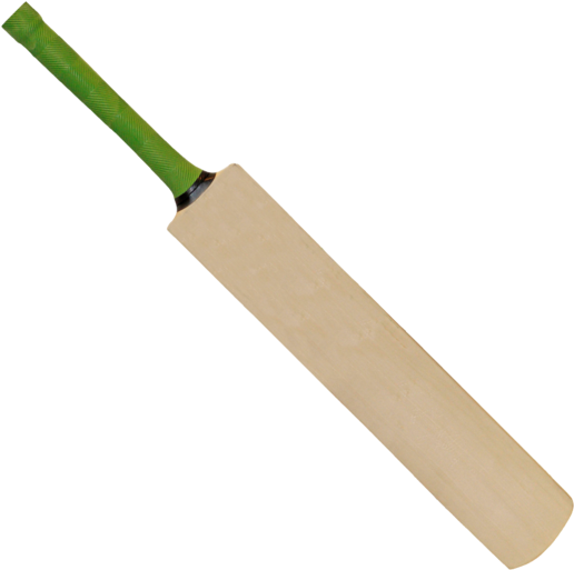 Cricket Bat Isolatedon Blue Background PNG with transparent background