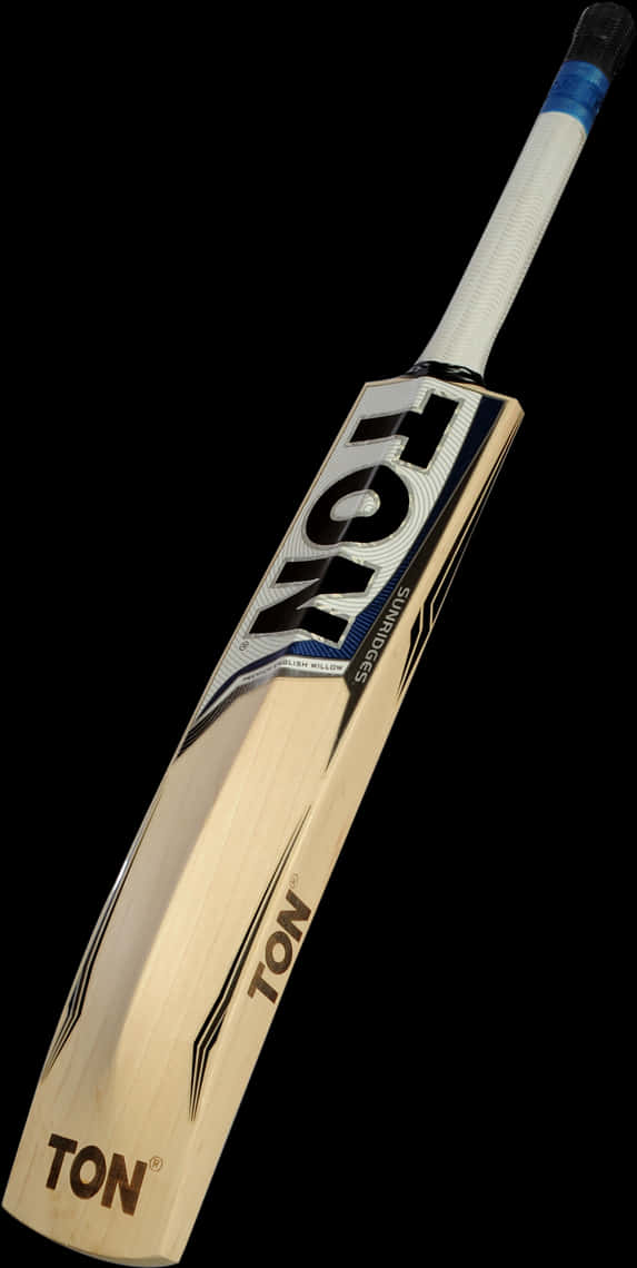 Cricket Bat T O N Brand Isolated