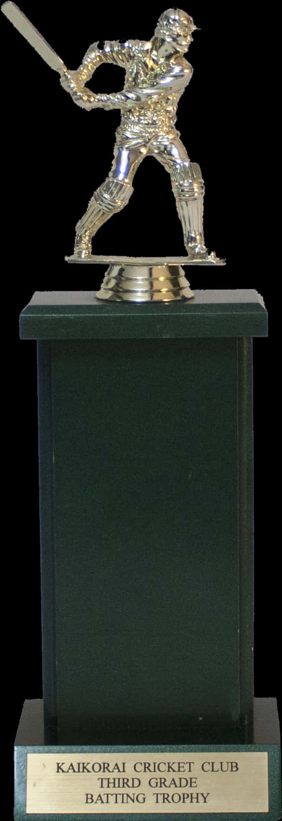 Cricket Batting Trophy Award