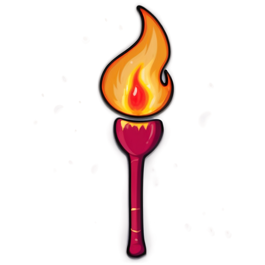 Crimson Flame Graphic Png 06252024