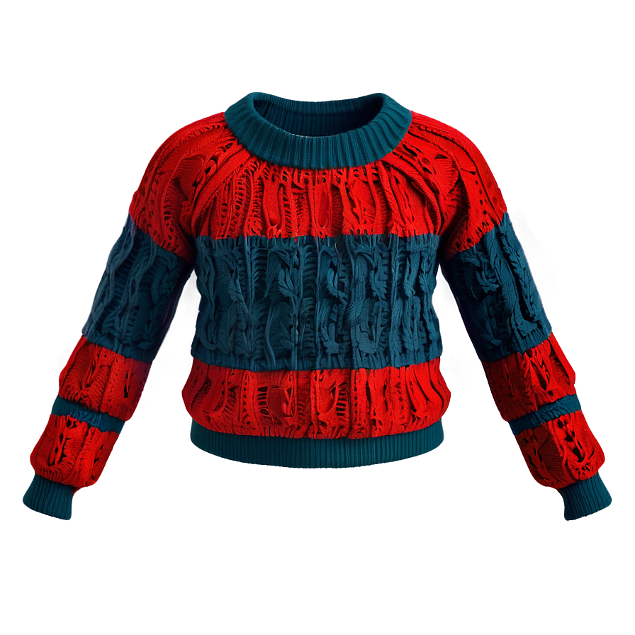 Crimson Red Sweater Png 06292024