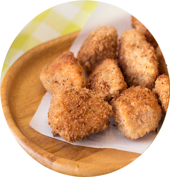 Crispy Chicken Nuggetson Plate