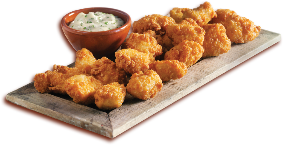 Crispy Chicken Nuggetswith Dipping Sauce