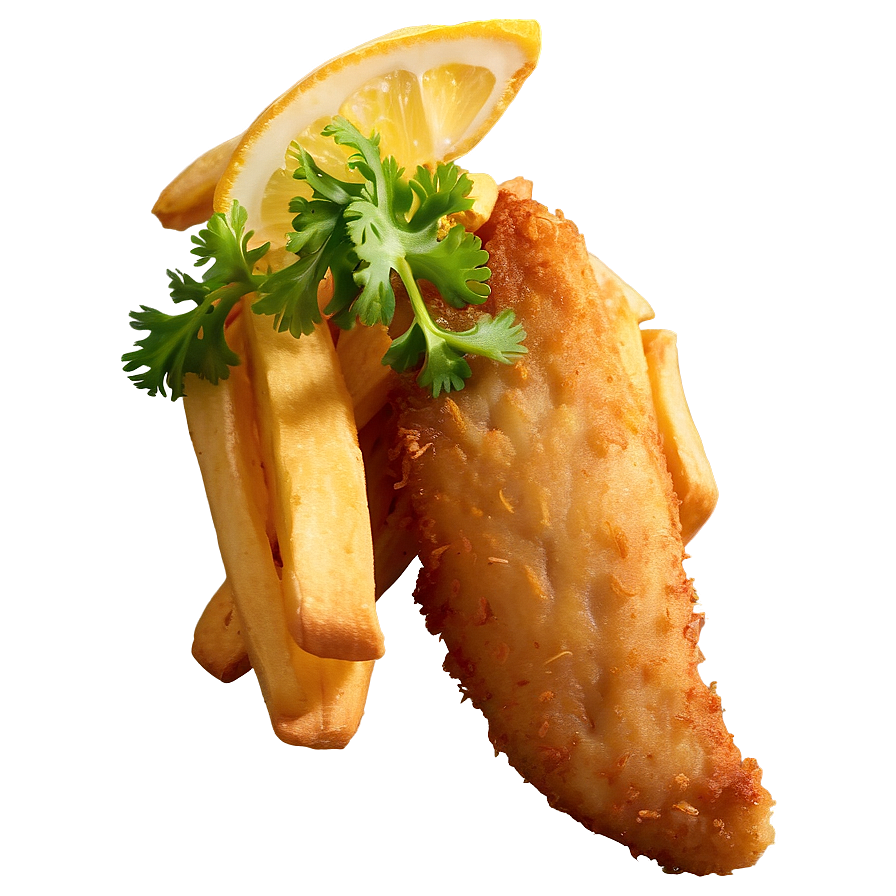 Crispy Fish And Chips Recipe Png Yjs