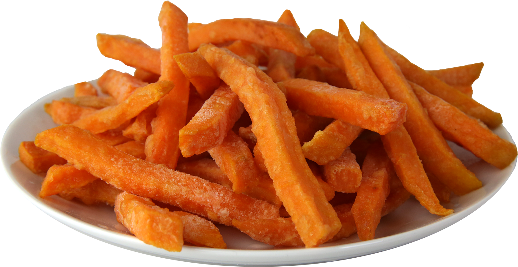 Crispy Sweet Potato Fries PNG with transparent background