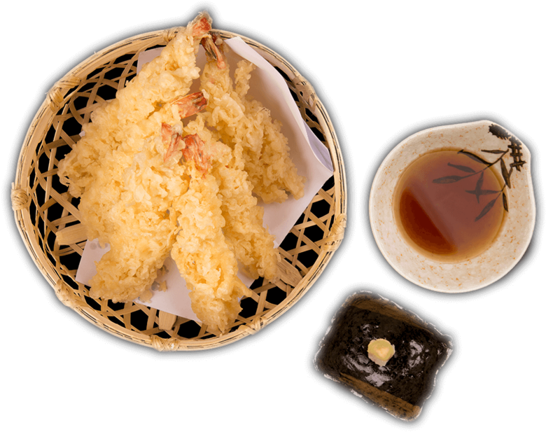 Crispy Tempura Prawnswith Dipping Sauce