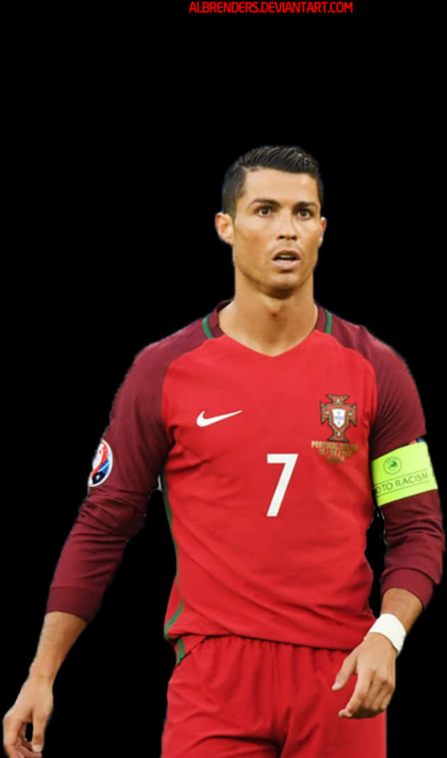 Cristiano Ronaldo Portugal Kit PNG with transparent background