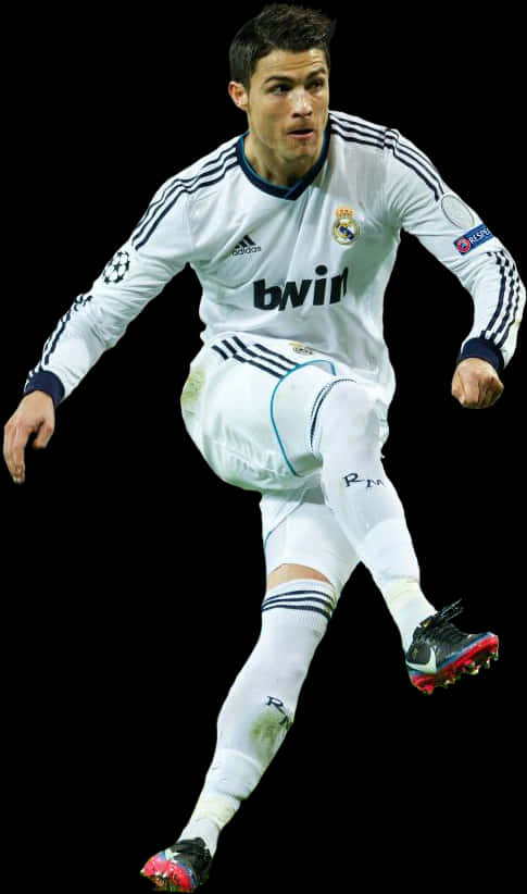 Cristiano Ronaldo Real Madrid Action Shot