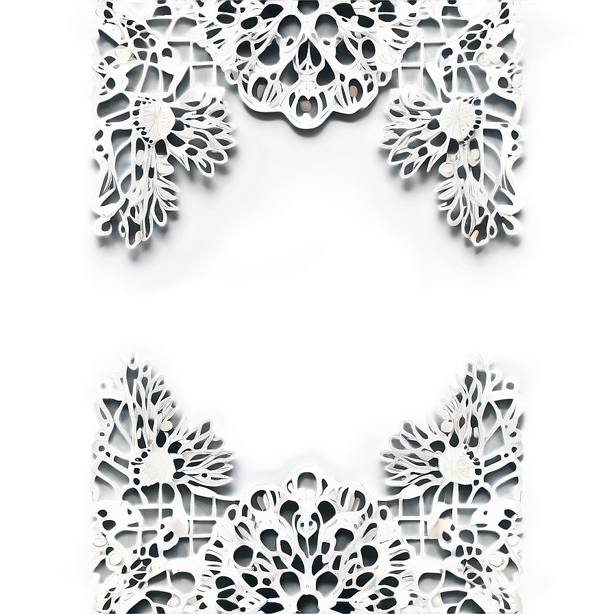 Crochet Doily Border Png Qxl