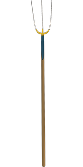 Crochet Hook Isolatedon Black PNG with transparent background