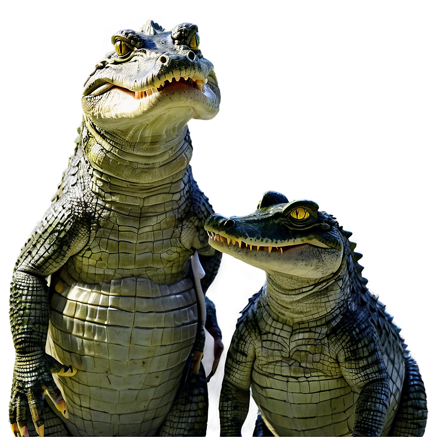 Crocodile Family Png Qdm96