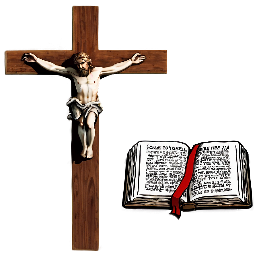 Cross And Bible Png 47