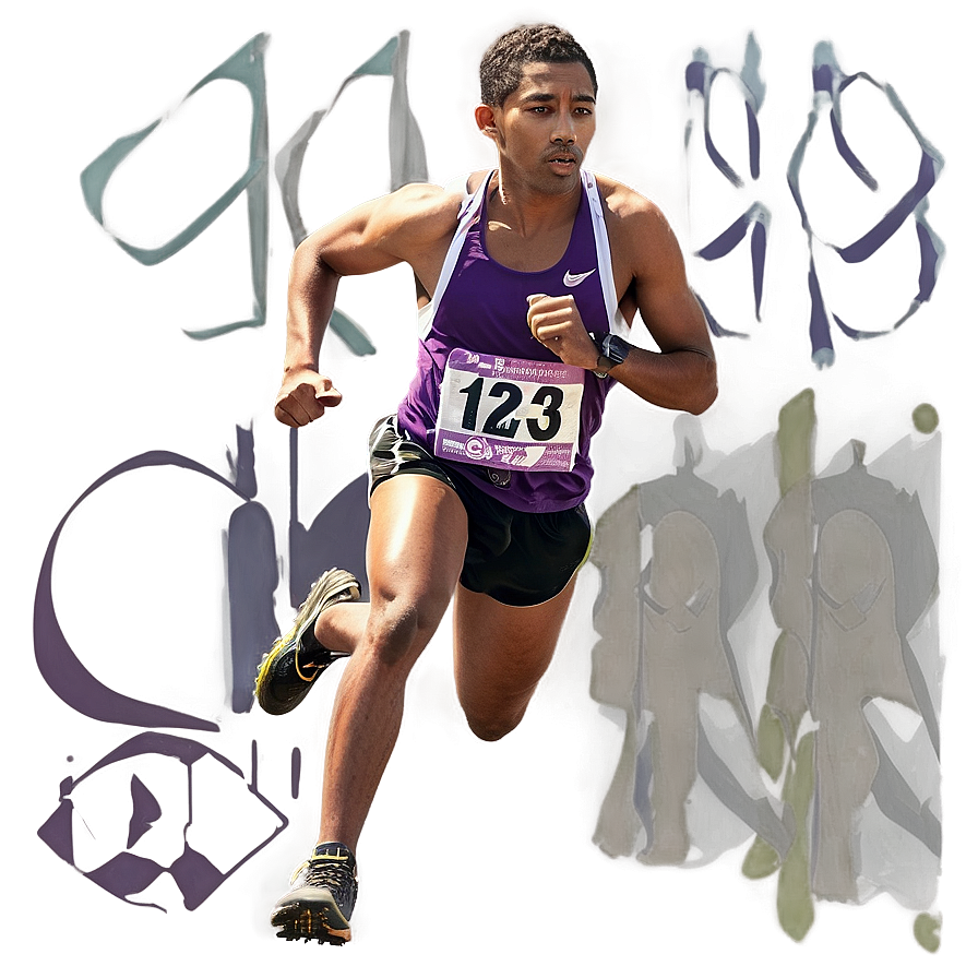 Cross Country Runner Scenery Png Xwx