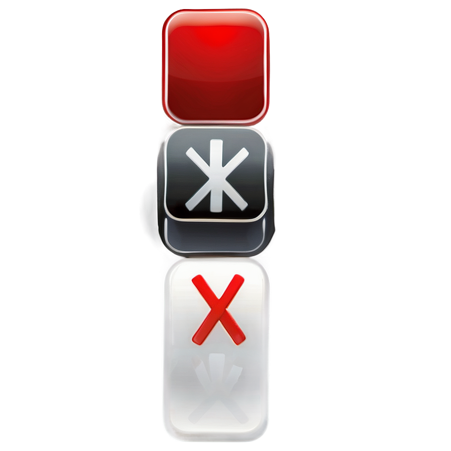 Cross Out Red X Symbol Png Awc33