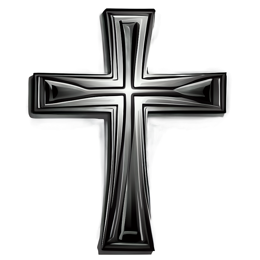 Cross Outline For Coloring Png 06122024