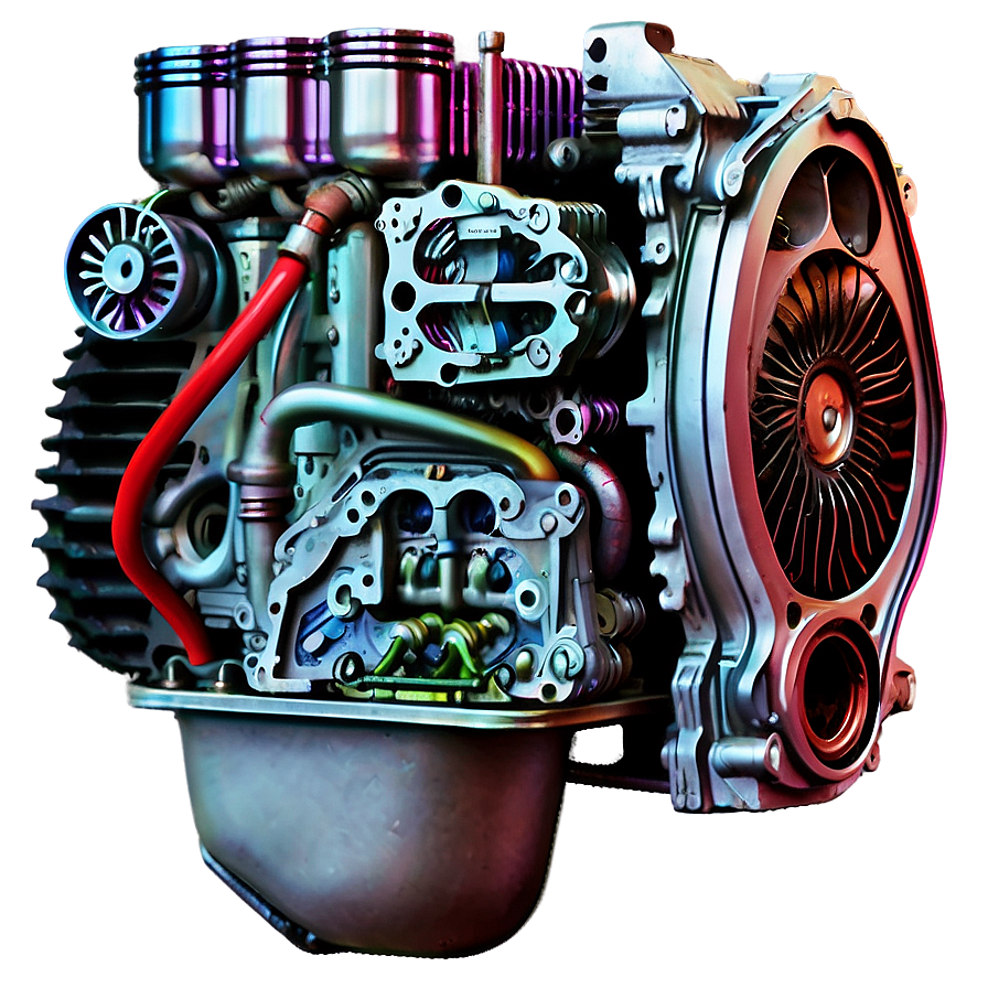 Cross Section Car Engine View Png 06132024