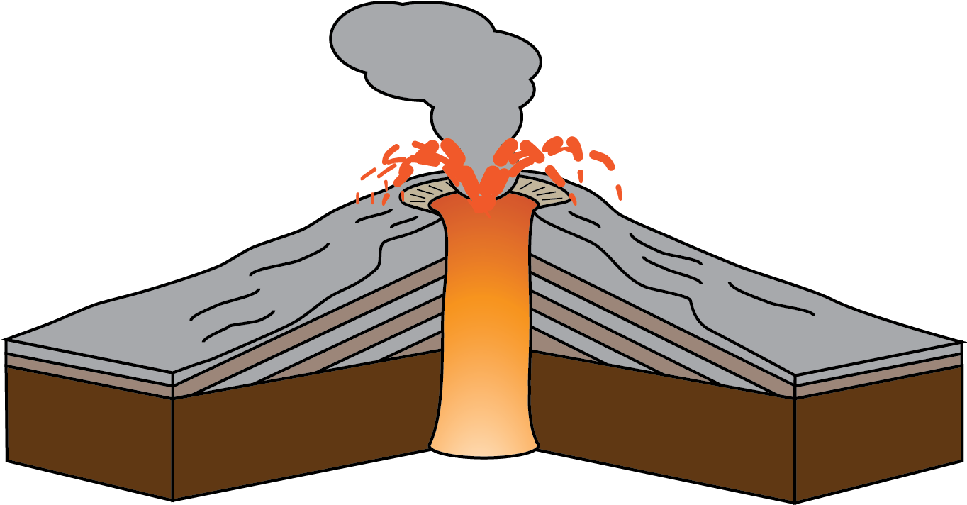 Transparent Alaska Clipart - Cinder Cone Volcano Png, Png Download PNG with transparent background