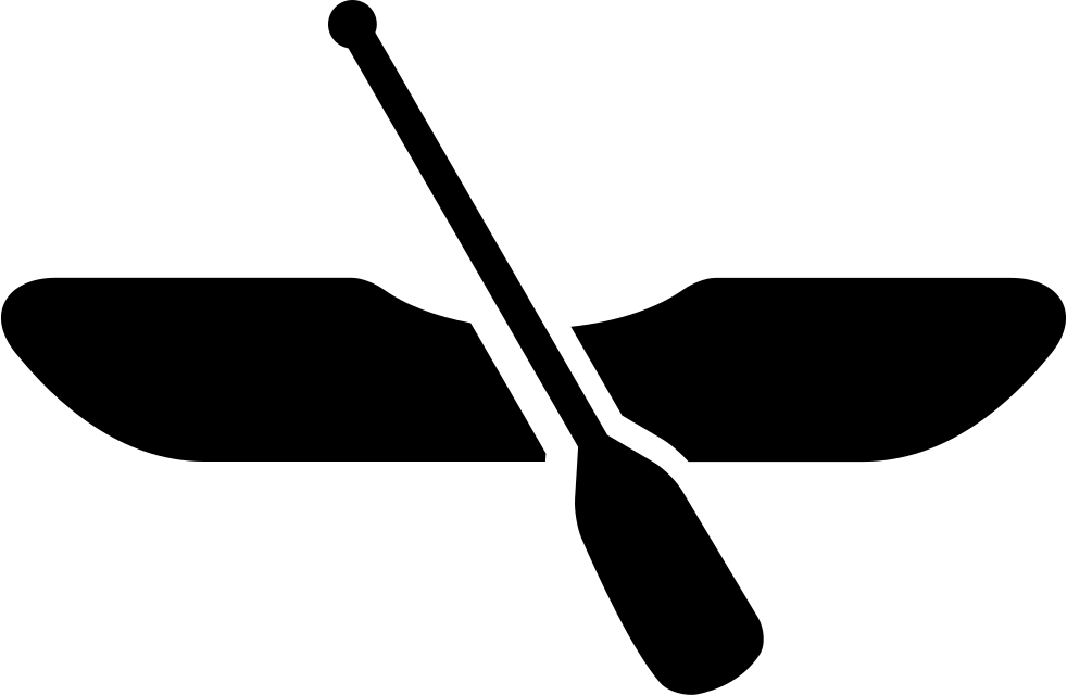 Canoe Boat With Rowing - Canoe Icon Svg, HD Png Download PNG image with a transparent background, free high-resolution download