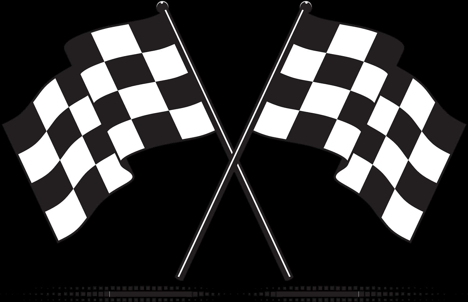 Racing Flag - Checker Flag, HD Png Download PNG with transparent background