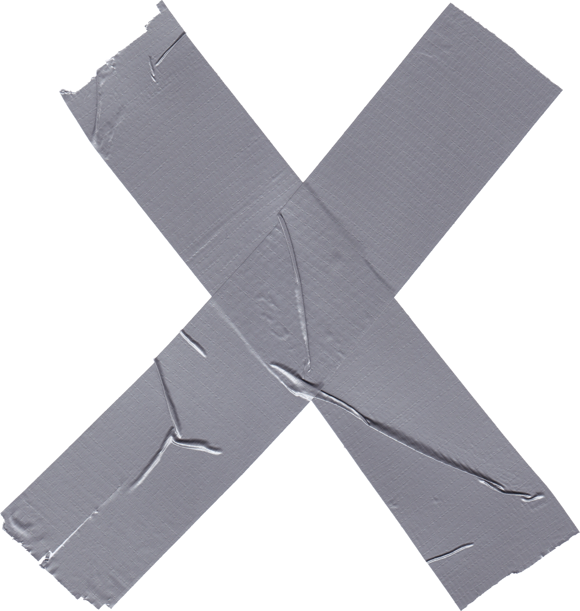 4 Cross X Duct Tape - Duct Tape Tape Transparent Background, HD Png Download PNG with transparent background