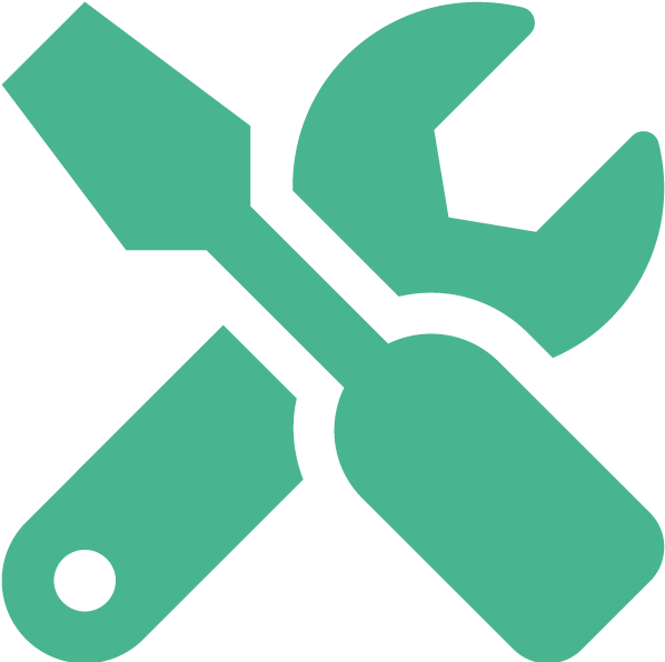 Crossed Wrenchand Screwdriver Icon