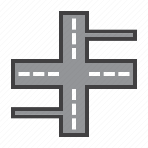 Crossroad Icon Graphic