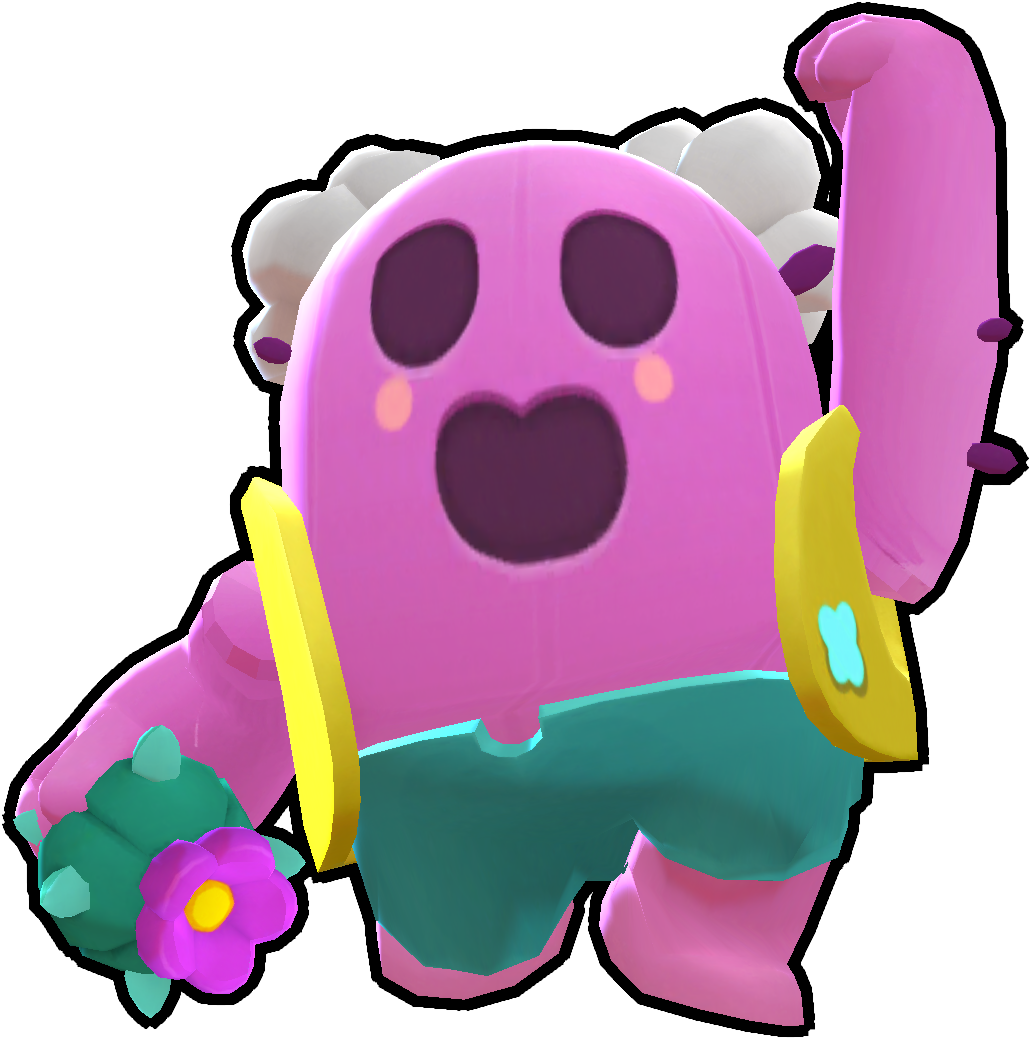 Crow Phoenix Brawl Stars Clipart , Png Download - Spike Rose Brawl Stars, Transparent Png PNG with transparent background