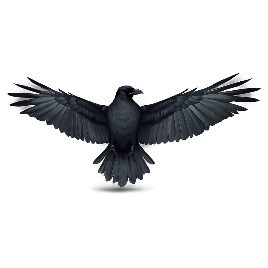 Crow Wings Spread Png Hls18