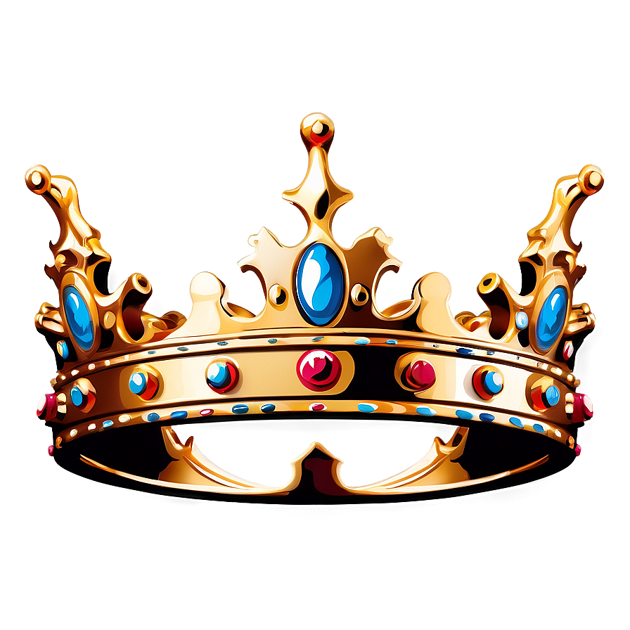 Crown In Flat Style Png Ydg