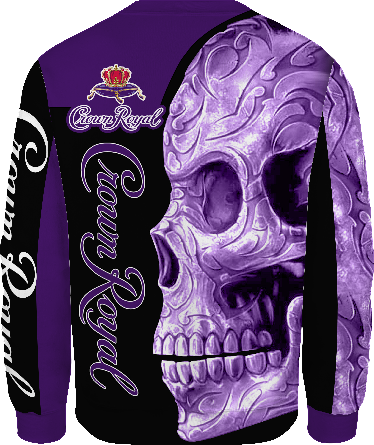 Crown Royal Skull Graphic Sweatshirt