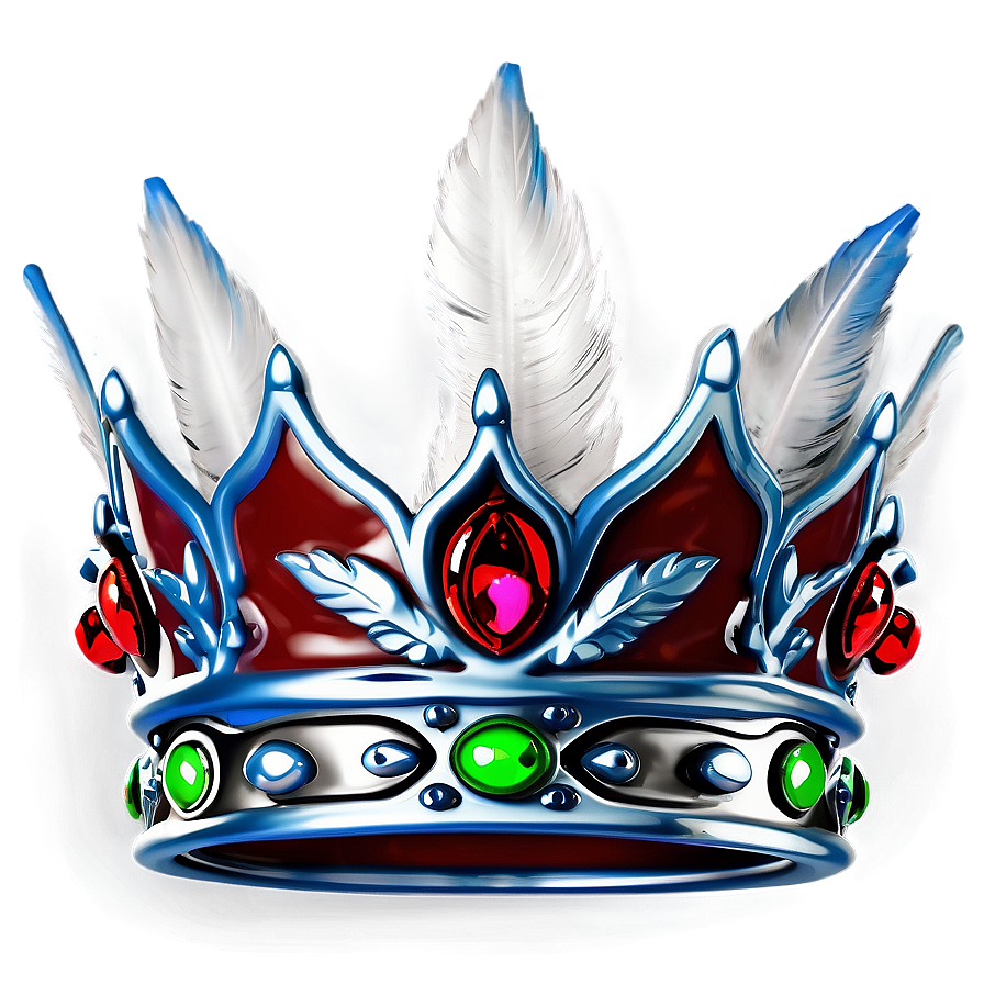 Crown With Feathers Png Xsi