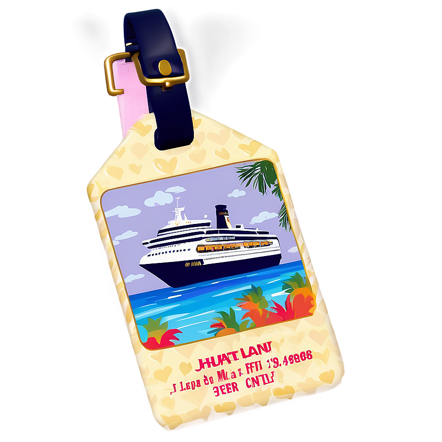 Cruise Luggage Tag Png Emr65